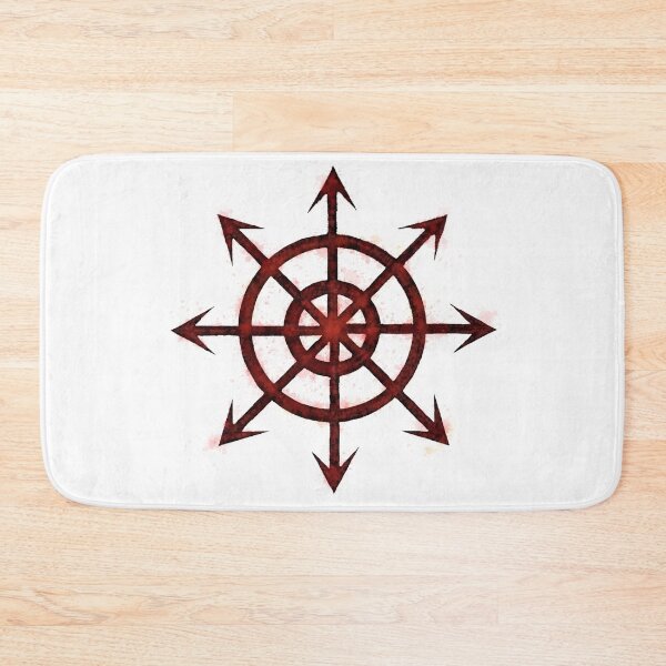Item preview, Chaos star red splatter designed and sold by NerdScribblings.