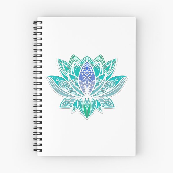Artikelvorschau, Lotus Mandala (blaugrün und lila) entworfen und verkauft von squishyrainbow.
