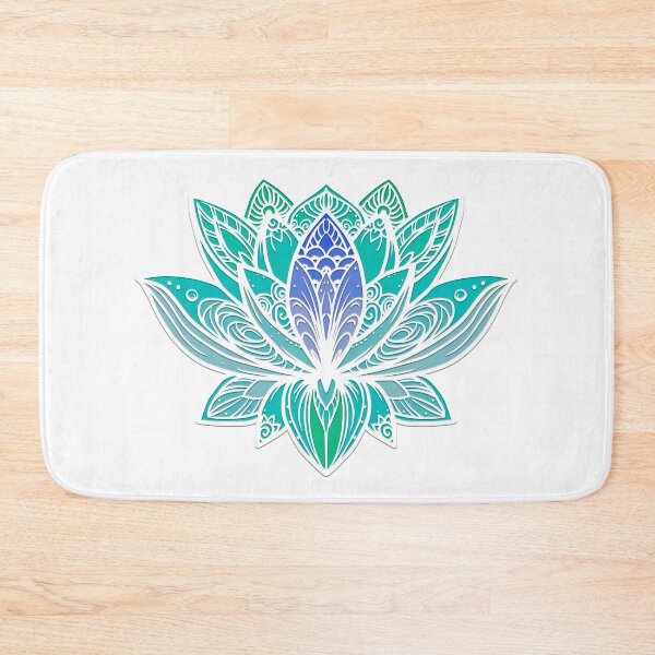 Item preview, Lotus Mandala (Teal and Purple) designed and sold by squishyrainbow.