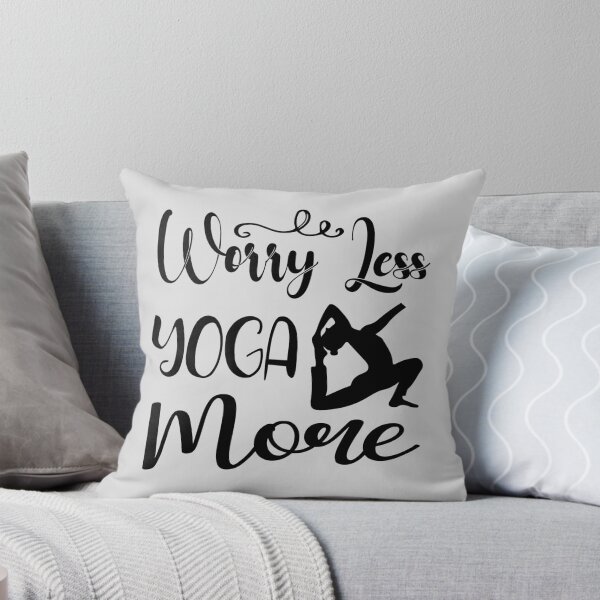 Item preview, Worry Less Yoga More, funny yoga quote , birthday gift  ,gift for dad gift for mom  yoga lovers designed and sold by yassiny.