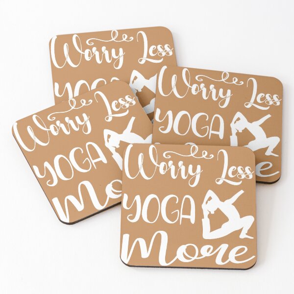 Item preview, Worry Less Yoga More, funny yoga quote , birthday gift  ,gift for dad gift for mom  yoga lovers designed and sold by yassiny.