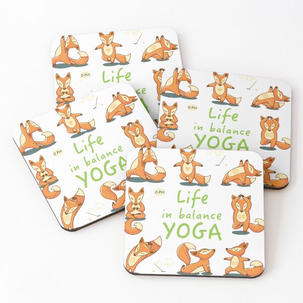 Item preview, Yoga foxes doing yoga Yoga  I'm Mostly Peace Love And Light Essential T-Shirt designed and sold by EyeDeveloper.
