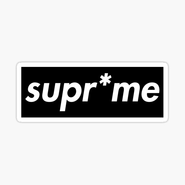 custom supreme logo