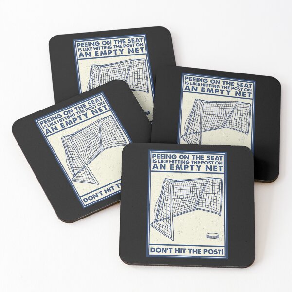Item preview, Funny Hockey Don't Hit The Post - Peeing On The Seat designed and sold by MorningJoco.