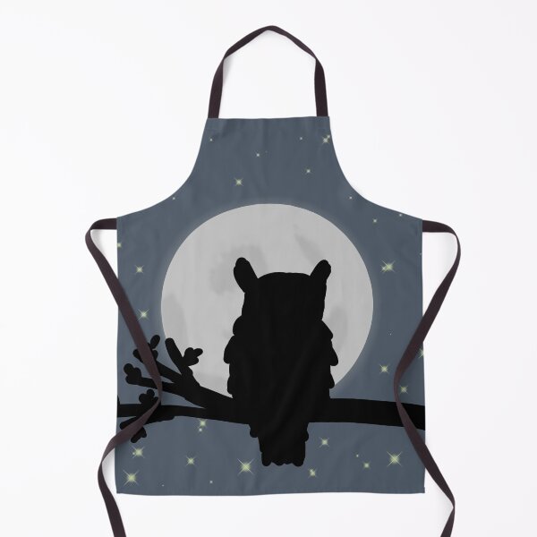 Item preview, Owl and moon designed and sold by Antiope33.