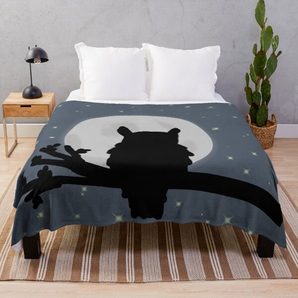 Item preview, Owl and moon designed and sold by Antiope33.