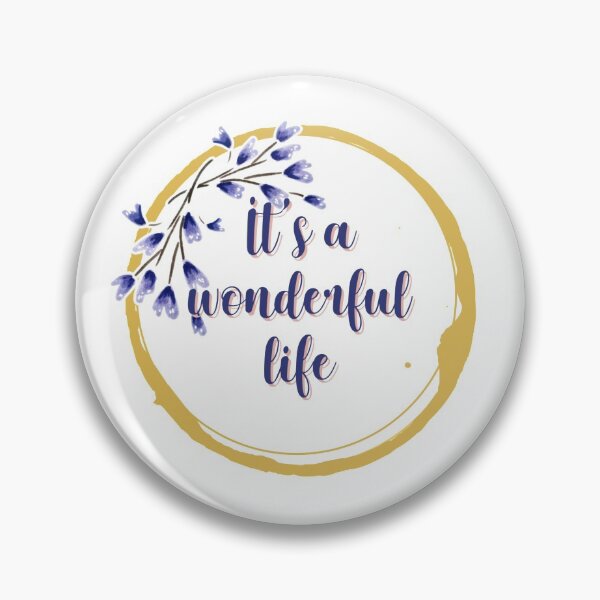 Item preview, Its a wonderful life flower quote 3 designed and sold by DoodlesFlowers.