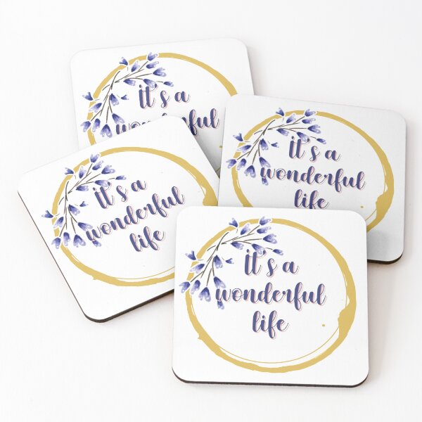 Item preview, Its a wonderful life flower quote 3 designed and sold by DoodlesFlowers.
