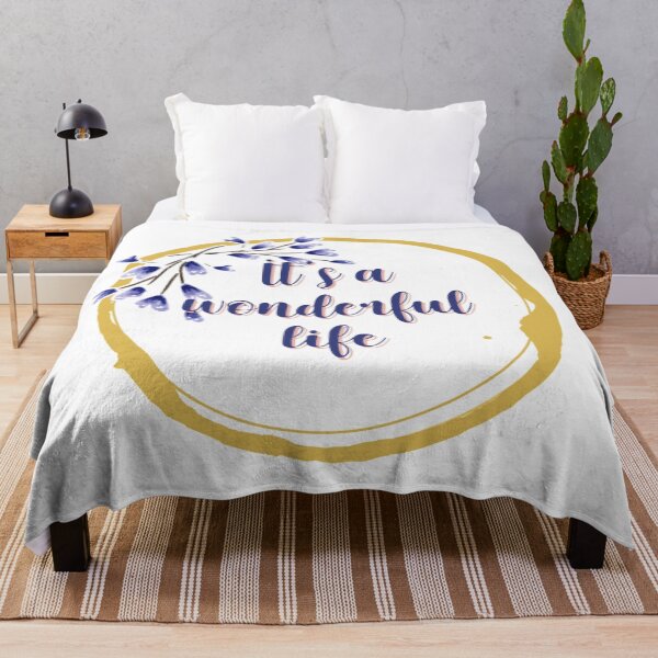Item preview, Its a wonderful life flower quote 3 designed and sold by DoodlesFlowers.