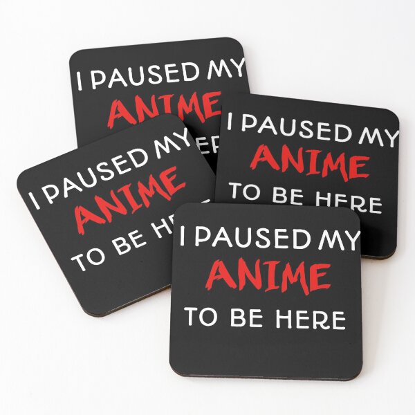 Item preview, i paused my anime to be here tshirt designed and sold by yogi pribadi.