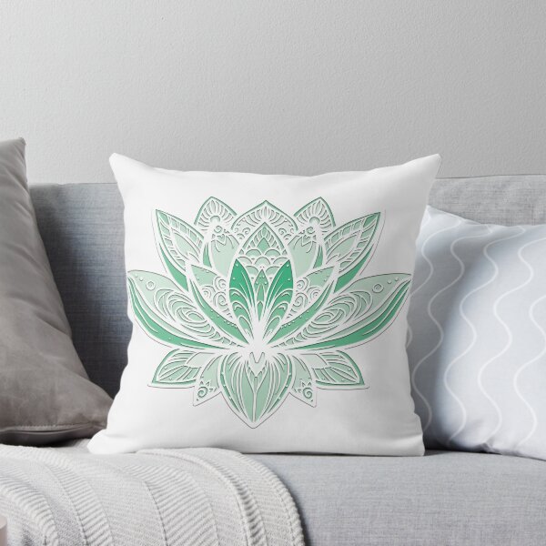 Item preview, Lotus Mandala (Green) designed and sold by squishyrainbow.