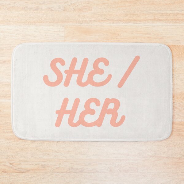 Item preview, She her feminine typography designed and sold by Morcawork.