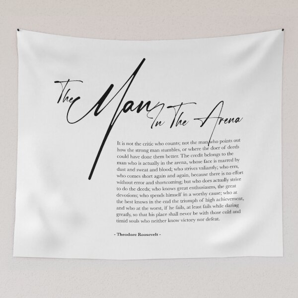 Item preview, The Man In The Arena designed and sold by SurfolioPrints.