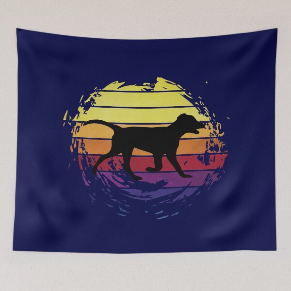 Item preview, Dog animal on retrostyle retro background designed and sold by ChatterFox.