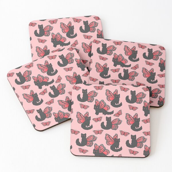 Item preview, Red Butterfly Cat designed and sold by BiscuitSnack.
