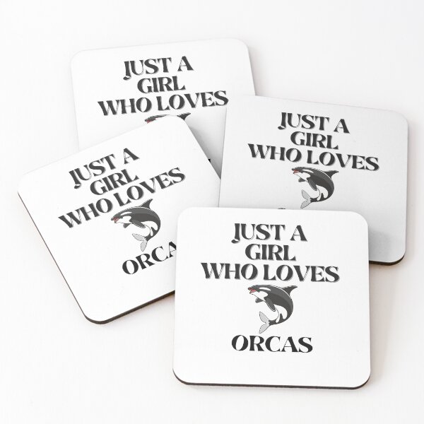 Item preview, Just A Girl Who Loves Orcas designed and sold by Gmaish.