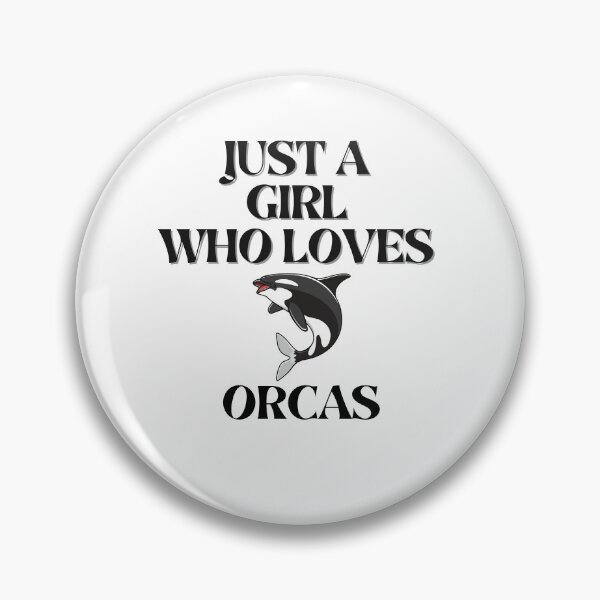 Item preview, Just A Girl Who Loves Orcas designed and sold by Gmaish.