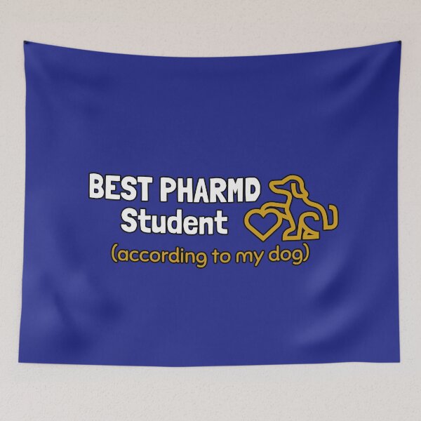 Item preview, Best PharmD Student according to my dog designed and sold by CraftsforKai.