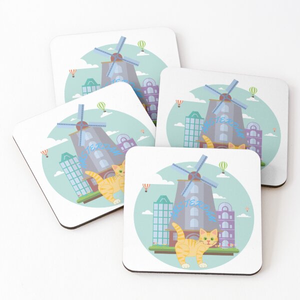 Item preview, Amsterdam cat  designed and sold by cute105.