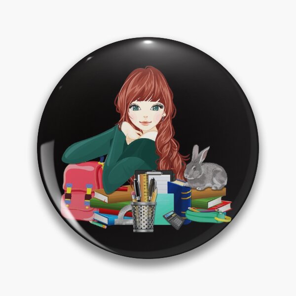 Item preview, beautiful girl with school stuffs designed and sold by imbells.