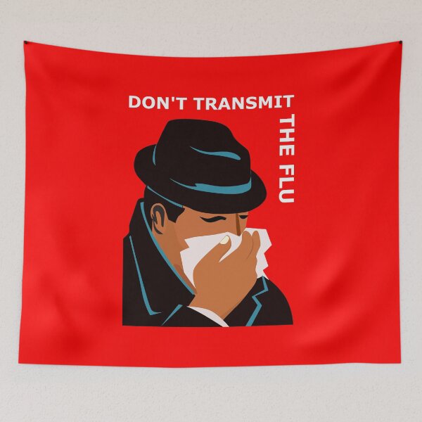 Item preview, Do Not Transmit The Flu designed and sold by Yeaha.