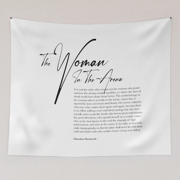 Item preview, The Woman In The Arena designed and sold by SurfolioPrints.