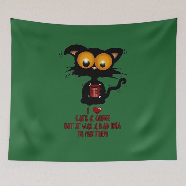 Item preview, Cats and coffee designed and sold by kassandra369.