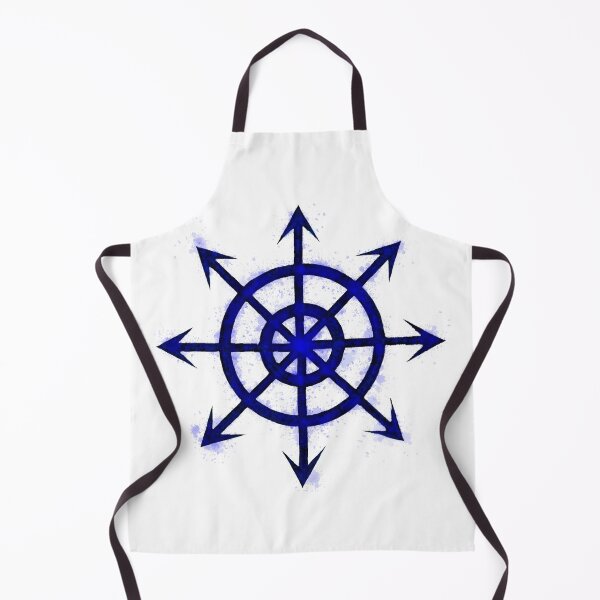 Item preview, Chaos star blue splatter designed and sold by NerdScribblings.
