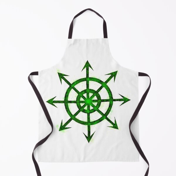 Item preview, Chaos star green splatter designed and sold by NerdScribblings.