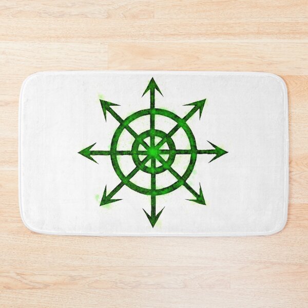 Item preview, Chaos star green splatter designed and sold by NerdScribblings.