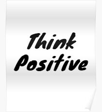 Denk positiv Poster