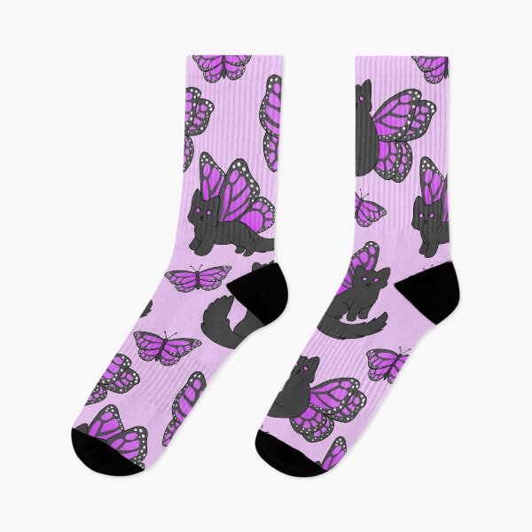 Item preview, Purple Butterfly Cat designed and sold by BiscuitSnack.