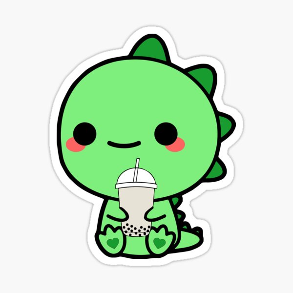 Feed Me Dino Cafe Clear Stickers – Sakuradragon