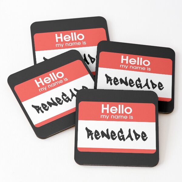 Item preview, Hello My Name Is Renegade Label  designed and sold by everything4eva.