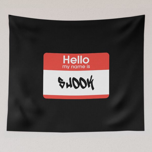 Item preview, Hello My Name Is Shook Label  designed and sold by everything4eva.