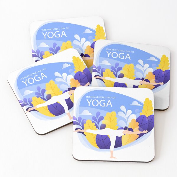Item preview, Diseño de camiseta de yoga día internacional de yoga Camiseta de yoga designed and sold by EyeDeveloper.