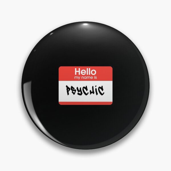 Item preview, Hello My Name Is Psychic Label  designed and sold by everything4eva.