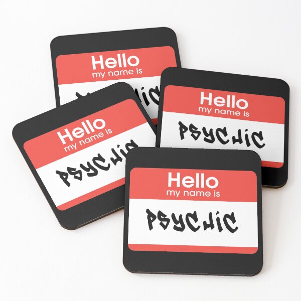 Item preview, Hello My Name Is Psychic Label  designed and sold by everything4eva.