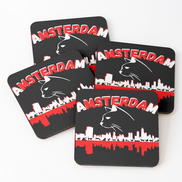 Item preview, Amsterdam Skyline Cat. designed and sold by mewsis.
