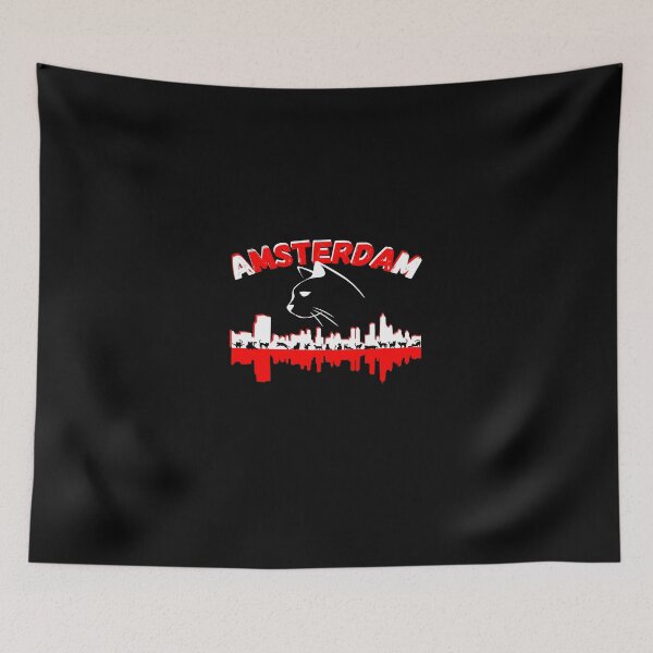 Item preview, Amsterdam Skyline Cat. designed and sold by mewsis.