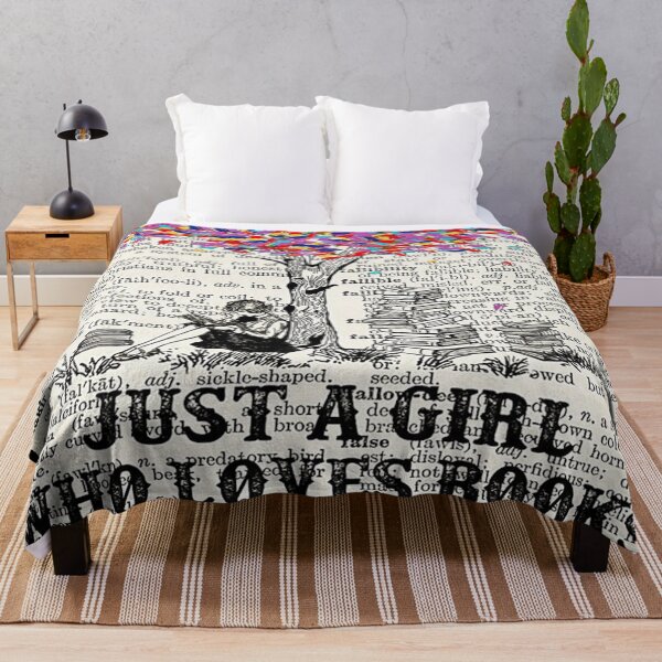 Item preview, just a girl who love books designed and sold by LQTDesigns.