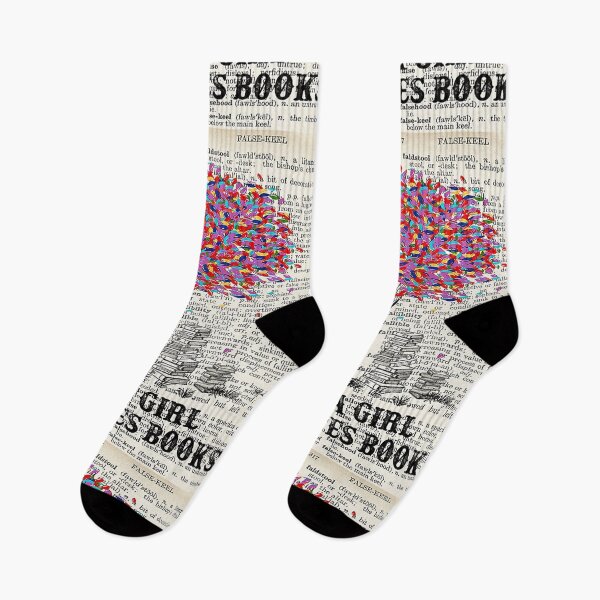 Item preview, just a girl who love books designed and sold by LQTDesigns.
