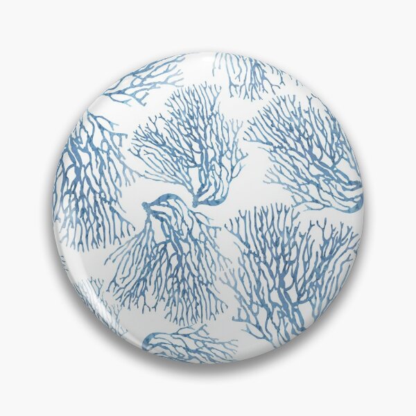 Item preview, Blue Sea Fan Coral Pattern - Coastal Theme designed and sold by Primroaddesigns.