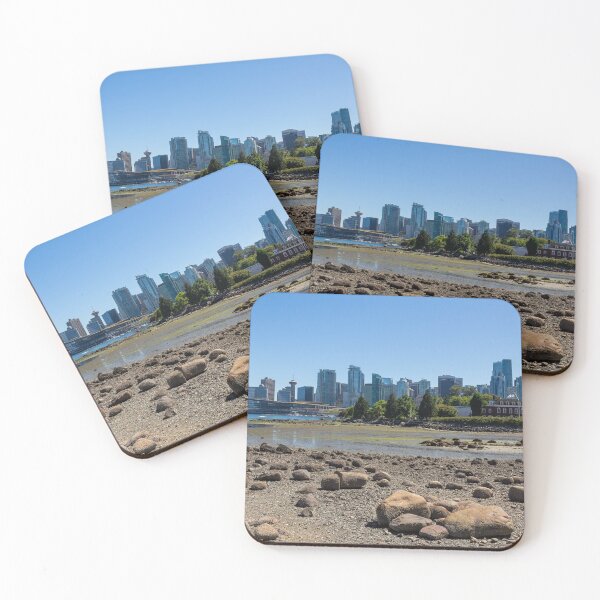 Item preview, Low tide in Coal Harbour, Vancouver, on a summers day, from Stanley Park designed and sold by SnapTPhotograph.