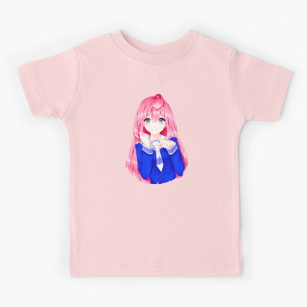 Fanart Cute LDShadowLady Anime Chibi Pink Color Kids T-Shirt