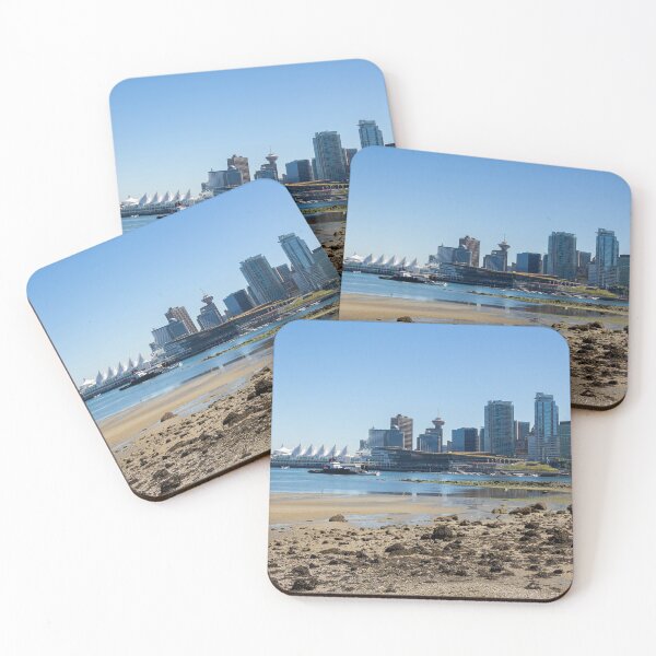 Item preview, Low tide in Coal Harbour, Vancouver, on a summers day, from Stanley Park designed and sold by SnapTPhotograph.
