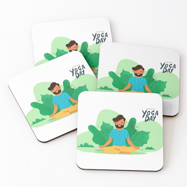 Item preview, Yoga t-Shirt design international yoga of the day Yoga t-Shirt mask designed and sold by EyeDeveloper.