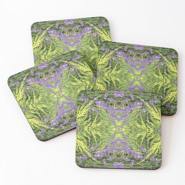 Item preview, Arabian Nights Lavender - Mauve and Green - Greets the Solstice, Festooned with Bees II designed and sold by RoseAromas.