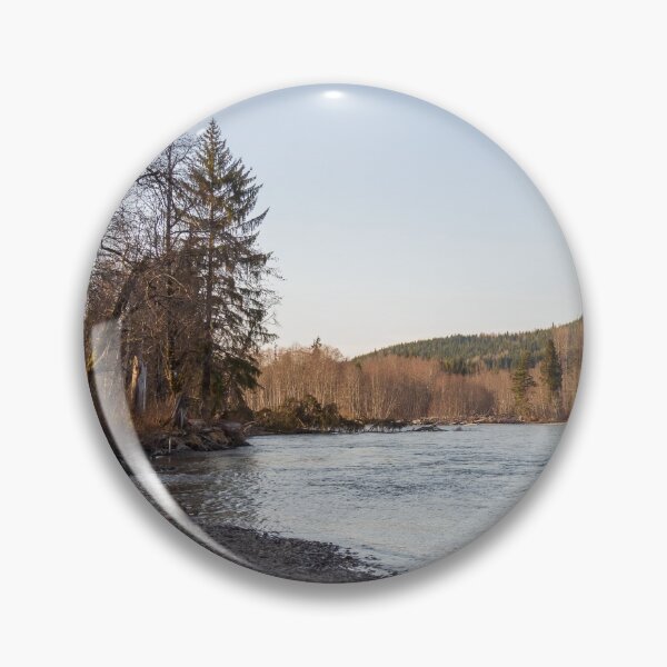 Item preview, Looking downstream on the Kalum River at Deep Creek on a spring morning designed and sold by SnapTPhotograph.
