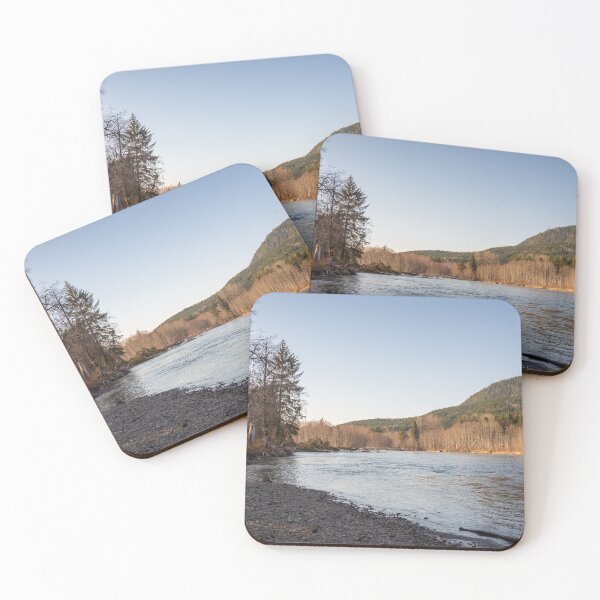 Item preview, Looking downstream on the Kalum River at Deep Creek on a spring morning designed and sold by SnapTPhotograph.